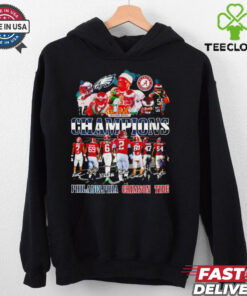 Philadelphia Eagles x Alabama Crimson Tide LIX Super Bowl Champions Limited shirt