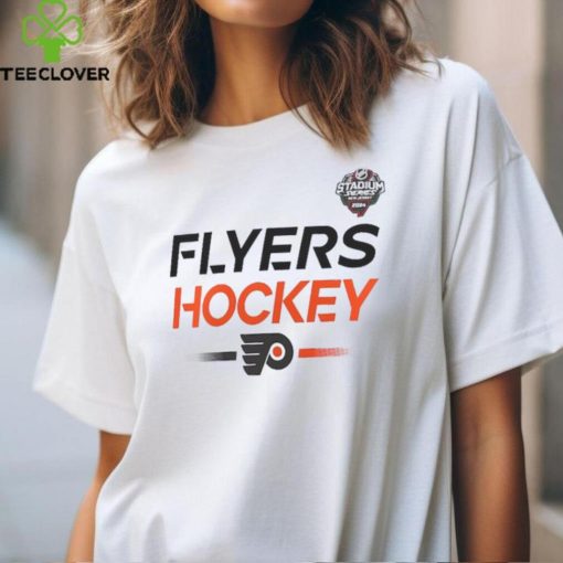 Philadelphia Flyers Fanatics Branded 2024 NHL Stadium Series Authentic Pro Tech T Shirt