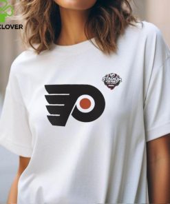 Philadelphia Flyers Fanatics Branded Women's 2024 NHL Stadium Series Logo V Neck T hoodie, sweater, longsleeve, shirt v-neck, t-shirt