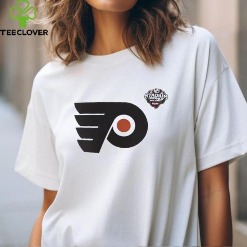 Philadelphia Flyers Fanatics Branded Women's 2024 NHL Stadium Series Logo V Neck T hoodie, sweater, longsleeve, shirt v-neck, t-shirt