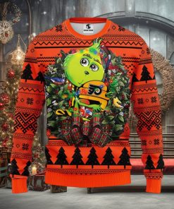 Philadelphia Flyers Grinch Hug Christmas Ugly Sweater