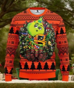 Philadelphia Flyers Grinch Hug Christmas Ugly Sweater