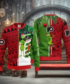 Philadelphia Flyers Grinch & Scooby doo Christmas Ugly Sweater