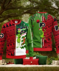 Philadelphia Flyers Grinch & Scooby doo Christmas Ugly Sweater