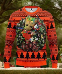 Philadelphia Flyers Groot Hug Xmas Ugly Christmas Sweater Best Christmas Gift Ideas