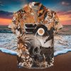 Coors Light Beer Hawaiian Shirt American Flag Fireworks