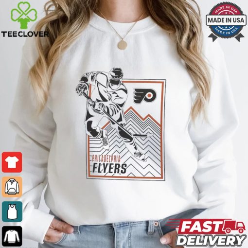 Philadelphia Flyers Starter White Player Grid T Shirt