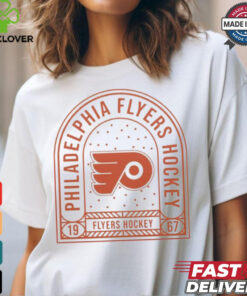 Philadelphia Flyers Uphill Stained Glass T Shirt