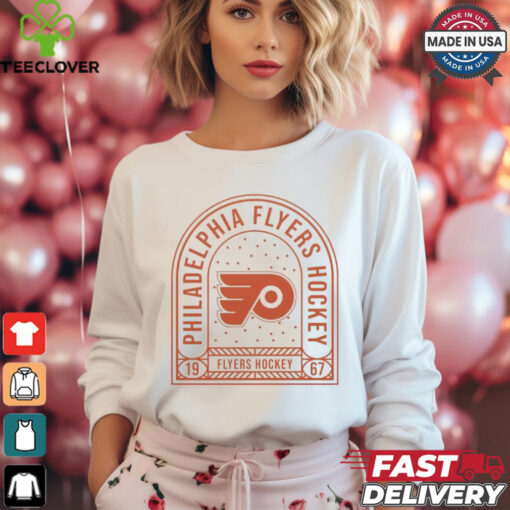 Philadelphia Flyers Uphill Stained Glass T Shirt