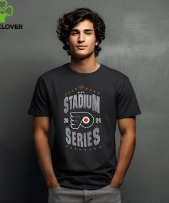 Philadelphia Flyers WEAR by Erin Andrews Women's 2024 NHL Stadium Series Boyfriend T Shirt