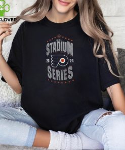 Philadelphia Flyers WEAR by Erin Andrews Women's 2024 NHL Stadium Series Boyfriend T Shirt