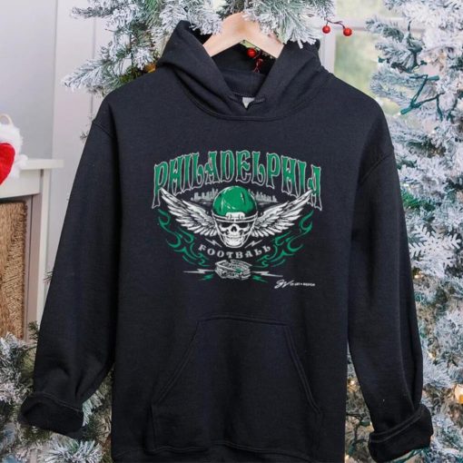 Philadelphia Football Skull Helmet T hoodie, sweater, longsleeve, shirt v-neck, t-shirt