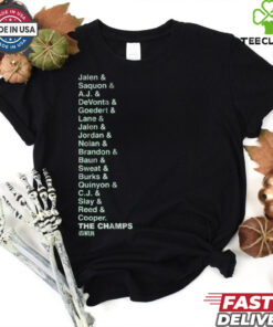 Philadelphia Football The Champs List Shirt