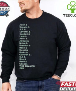 Philadelphia Football The Champs List Shirt