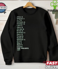 Philadelphia Football The Champs List Shirt