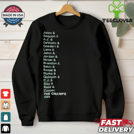 Philadelphia Football The Champs List Shirt