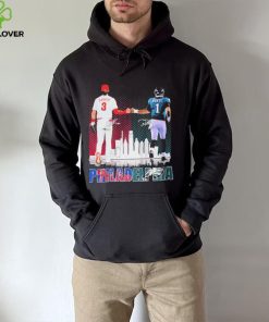 Philadelphia Jalen Hurts And Bryce Harper Philly’s Skyline Signatures Shirt 3 Philadelphia Jalen Hurts And Bryce Harper Philly’s Skyline Signatures Shirt