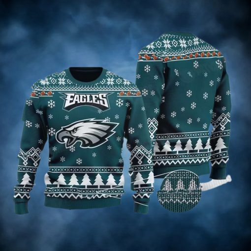 Philadelphia NFL Football Ugly Christmas Sweater Gifts For Eagles Fans