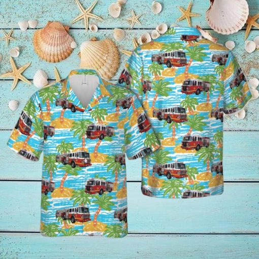 Philadelphia, Pennsylvania, Philadelphia Fire Department Engine 7 Ladder 10 Hawaiian Shirt