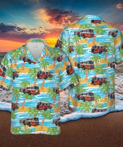 Philadelphia, Pennsylvania, Philadelphia Fire Department Engine 7 Ladder 10 Hawaiian Shirt