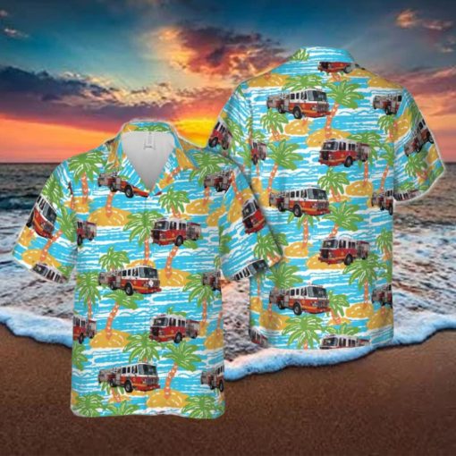 Philadelphia, Pennsylvania, Philadelphia Fire Department Engine 7 Ladder 10 Hawaiian Shirt