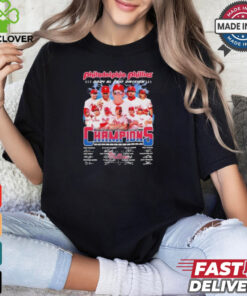 Philadelphia Phillies 2024 NL East Division Champions 12X Signatures shirt