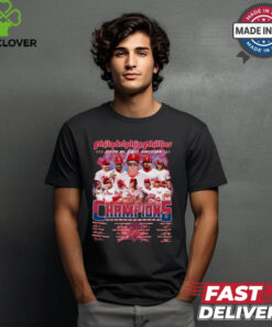 Philadelphia Phillies 2024 NL East Division Champions 2024 Signatures shirt