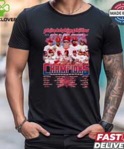 Philadelphia Phillies 2024 NL East Division Champions 2024 Signatures shirt