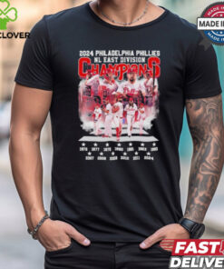 Philadelphia Phillies 2024 NL East Division Champions Road To October Shirt