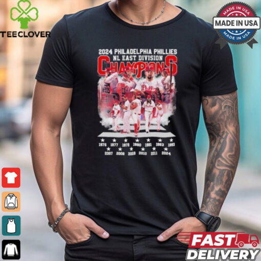 Philadelphia Phillies 2024 NL East Division Champions Road To October Shirt