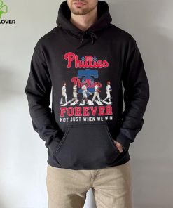 Philadelphia Phillies Abbey road forever not just when we win signatures shirt