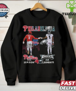 Philadelphia Phillies All Season Philadelphia Eagles On Sundays 2024 T shirt