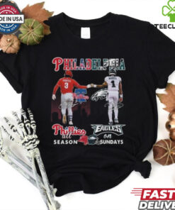 Philadelphia Phillies All Season Philadelphia Eagles On Sundays 2024 T shirt 1 Philadelphia Phillies All Season Philadelphia Eagles On Sundays 2024 T shirt