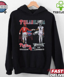 Philadelphia Phillies All Season Philadelphia Eagles On Sundays 2024 T shirt 2 Philadelphia Phillies All Season Philadelphia Eagles On Sundays 2024 T shirt