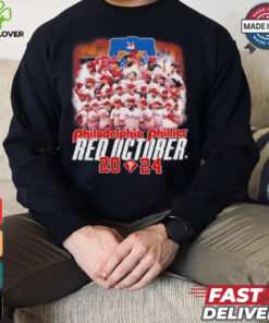 Philadelphia Phillies All Team Red October 2024 Shirt