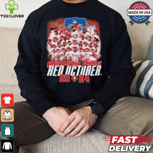 Philadelphia Phillies All Team Red October 2024 Shirt