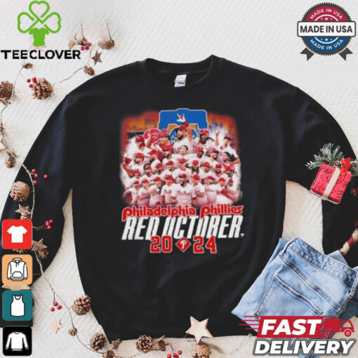 Philadelphia Phillies All Team Red October 2024 Shirt