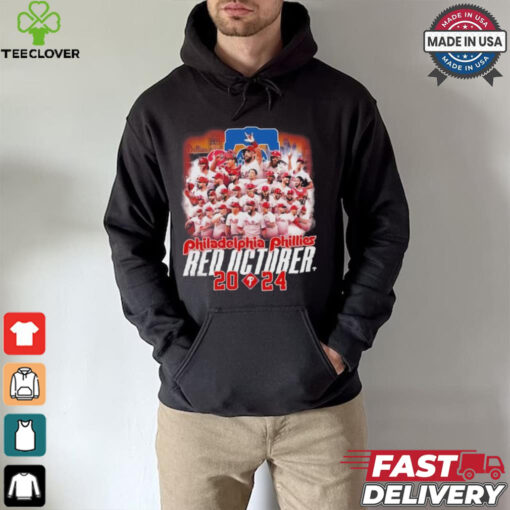 Philadelphia Phillies All Team Red October 2024 Shirt