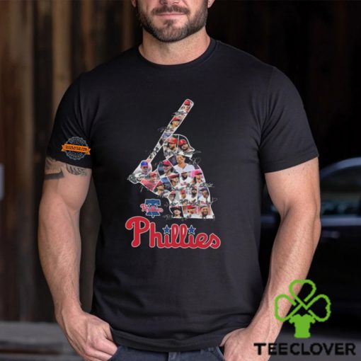 Philadelphia Phillies Baseball Players Ready To Play Signatures 2024 Shirt