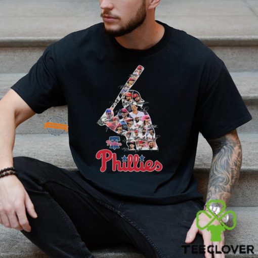 Philadelphia Phillies Baseball Players Ready To Play Signatures 2024 Shirt