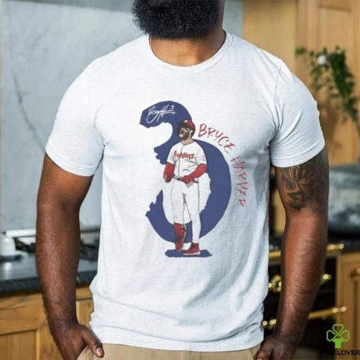 Philadelphia Phillies Bryce Harper #3 signature series shirt