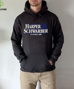 Philadelphia Phillies Bryce Harper and Kyle Schwarber 2024 it’s a Philly Jawn hoodie, sweater, longsleeve, shirt v-neck, t-shirt