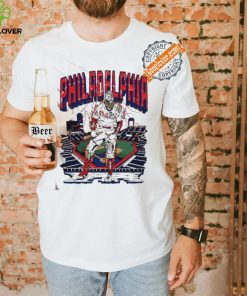 Philadelphia Phillies Bryce Harper scream skeleton shirt