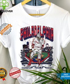 Philadelphia Phillies Bryce Harper scream skeleton shirt