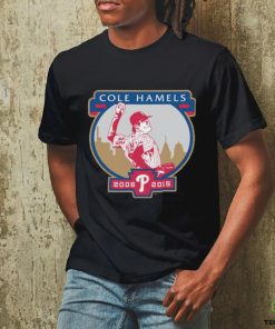 Philadelphia Phillies Cole Hamels 2006 2015 Logo Shirt