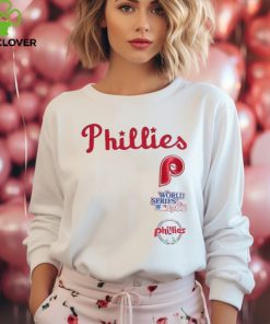 Philadelphia Phillies Cream Retro Boxy T Shirt