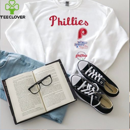 Philadelphia Phillies Cream Retro Boxy T Shirt