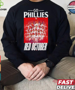 Philadelphia Phillies Go Phillies Red October NL East Division Champions graphic shirt