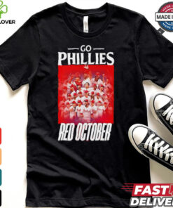Philadelphia Phillies Go Phillies Red October NL East Division Champions graphic shirt