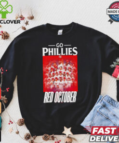 Philadelphia Phillies Go Phillies Red October NL East Division Champions graphic shirt